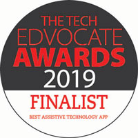2018 Tech Edvocate finalist for Best Assistive Tech App